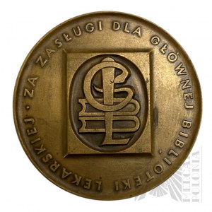 III RP - Commemorative Medals for Service to the Main Medical Library (Designed by Edward Gorol); 50th Anniversary of the Main Medical Library