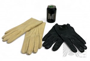 Two Pairs of Vintage Elegant Leather Gloves