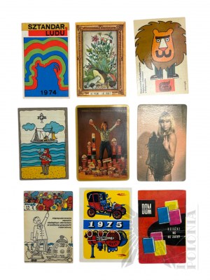 People's Republic of Poland - Mighty Collection of Phone Cards and Pocket Calendars: Sztandar Ludu, Dom Książki and Others