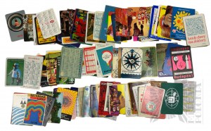 People's Republic of Poland - Powerful Collection of Phone Cards and Pocket Calendars: Centrum Department Stores, Sztandar Ludu and Others