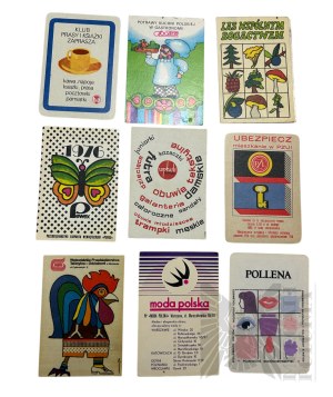 PRL - Powerful Collection of Phone Cards and Pocket Calendars: Pewex, Moda Polska, Społem, Pollena and Others