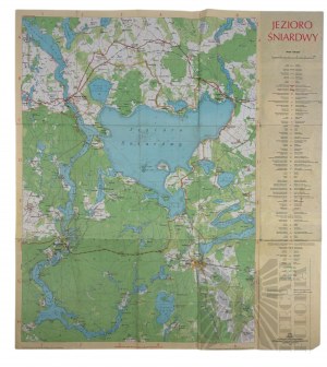 PRL - Two Maps: Lake Sniardwy, Lake Mamry; State Cartographic Publishing Company