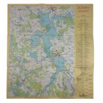 PRL - Dwie Mapy: Jezioro Śniardwy, Jezioro Mamry; Państwowe Przedsiębiorstwo Wydawnictw Kartograficznych