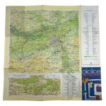 PRL, 1971 r. - Mapa Turystyczna Okolice Warszawy, Państwowe Przedsiębiorstwo Wydawnictw Kartograficznych