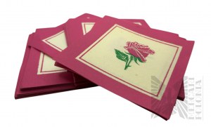 PRL/NRD - Set of Small Paper Napkins, Including VES Druckkombinat Berlin