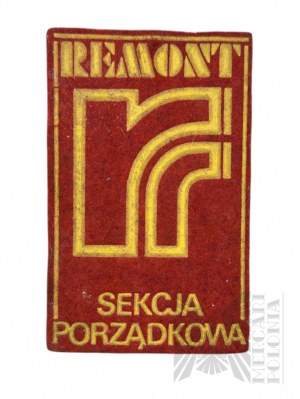 People's Republic of Poland - Felt Patch Order Section (Club?) Repair.