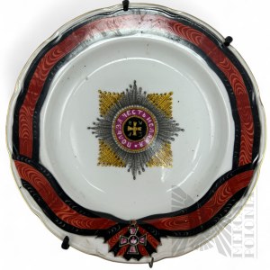 Porcelain Plate from the Service of the Order of St. Vladimir Tsarist Russia, Mottahedeh & Company (Copy)