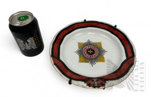 Porcelain Plate from the Service of the Order of St. Vladimir Tsarist Russia, Mottahedeh & Company (Copy)
