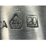 Pocz. XX w. - Dwoje Metalowych Szczypiec do Cukru, Württembergische Metallwarenfabrik WMF