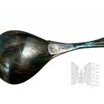 Hefra (?), PRL - Zestaw Metalowych Łyżeczek z Motywem Konwalii