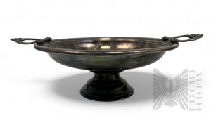Metal Decorative Tray with Handles