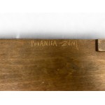 Dwie Vintage Drewniane Szkatułki z Ozdobną Snycerką
