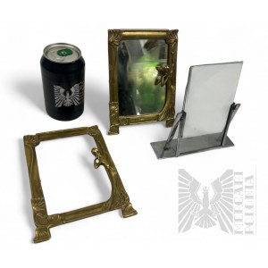 Lusterko z Mosiężną Ramą, Ramka po Lusterku i Ramka Metalowa na Fotografię
