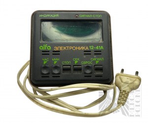 USSR - Alfa Electronics Alarm Clock Watch 12-41A