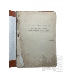 PRL, 1964 r. - Zbiór Skrypów Podręcznik Języka Esperanto, Julio Baghy