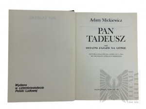 People's Republic of Poland, 1984. - Fear of the High School Graduate: A book by A. Mickiewicz, 