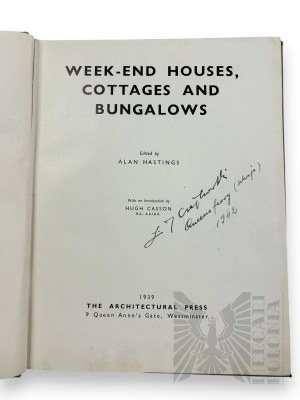 1939, UK - Alan Hastings book, 