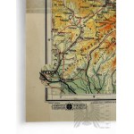 II RP, 1930 r., Lwów - Mapa Fizyczna Polski, wyd. Książnica Atlas