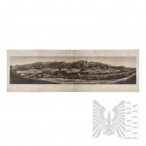 II RP, 1932. - Card Tatra Mountains and Zakopane - General view from Gubałówka ; Photo by T. and S. Zwoliński, published by L. Zwoliński Bookstore, Zakopane