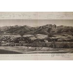 II RP, 1932 r. - Karta Tatry i Zakopane - Widok Ogólny z Gubałówki ; Fot. T. i S. Zwoliński, wyd. Księgarnia L. Zwolińskiego, Zakopane