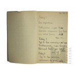 II RP - Dwa Zapisane Notesy, w Tym Notes Liga Pomocy Przemysłowej, wyd. Polonia Kraków