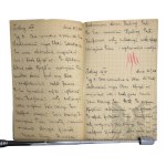 II RP - Dwa Zapisane Notesy, w Tym Notes Liga Pomocy Przemysłowej, wyd. Polonia Kraków