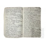 II RP - Dwa Zapisane Notesy, w Tym Notes Liga Pomocy Przemysłowej, wyd. Polonia Kraków