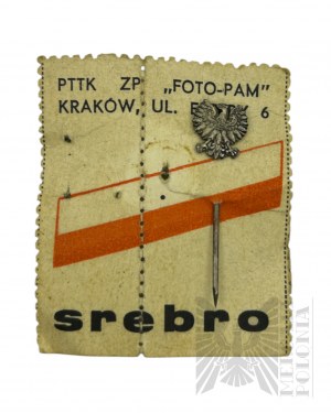 [SILVER] communist Poland - Silver Wpinka Orzełek, PTTK Foto-Pam Kraków