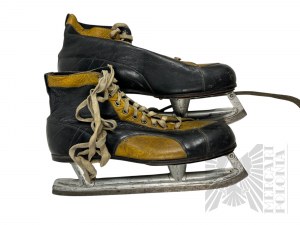 Canada - Vintage Leather (?) Hockey Skates from CCM Hockey.