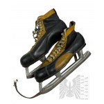 Kanada - Vintage Skórzane (?) Łyżwy Hokejowe CCM Hockey