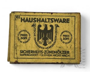 Third Reich - Box of Impregnated Matches, Wehrmacht.