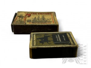 Two Boxes of Matches: II RP, Prince Józef Poniatowski, Polish Matchbox Monopoly; Sweden, The Victory Safety Matches