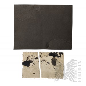 II RP Set of Damaged Photographs - Officers and Military Parade