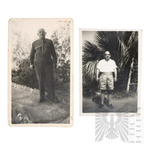 PSZnZ, Italy (?), ca. 1945-1946 - Set of Two Photographs of a Soldier of the 2nd Corps.
