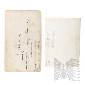 PSZnZ, Italy (?), ca. 1945-1946 - Set of Two Photographs of a Soldier of the 2nd Corps.
