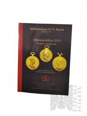 Book Catalog Ordensauktion 2010, Auktionhaus H. D. Rauch