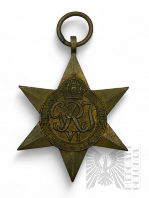 PSZnZ Star Decoration for the War 1939-1945 (The War Star 1939-1945) - Original