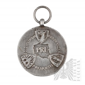 People's Republic of Poland - Medal of Rodła to the Fighters Building Polishness, Design Edward Gorol.