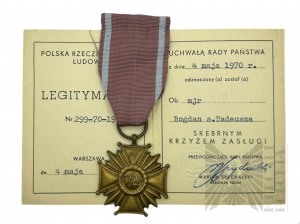 PRL - Bronze Cross of Merit Medal, Silver Cross of Merit Legit.
