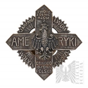 II RP - Badge ,,Cross of Polish Soldiers from America