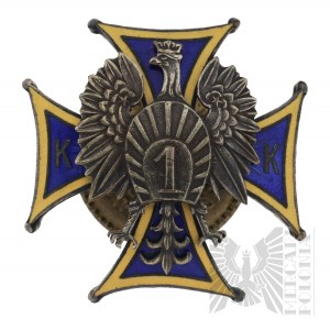 II RP - Badge of Cadet Corps No. 1 of Marshal Józef Piłsudski, COPY