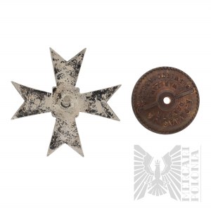 II RP - Badge of the 4th Horse Rifle Regiment of the Leczycka Land, COPY