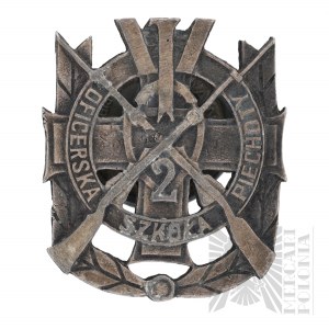 PRL - Badge of Officer Infantry School No. 2, COPY