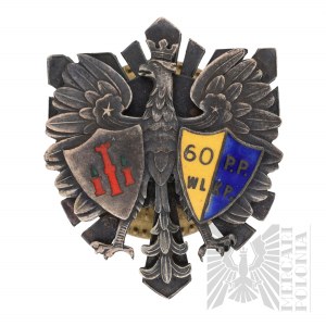 II RP - Badge of the 60th Infantry Regiment of Greater Poland, COPY