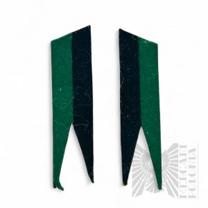 PSZnZ - Collar pennants of the 8th Pomeranian Light Artillery Regiment of the 2nd Warsaw Armored Division Veteran?