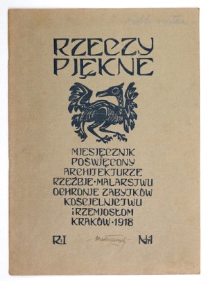 THINGS BEAUTIFUL. R. 1, no. 1. 1918