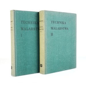 SLÁNSKÝ Bohuslaw - Technika malarstwa. T. 1-2. Warszawa 1960-1965. Arkady. 8, s. 361, [2], tablice; 419, tablice....