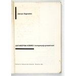 ZAGRODZKI J. - Katarzyna Kobro i kompozycja przestrzeni. 1984. Dedykacja Niki Strzemińskiej.