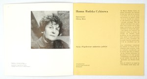 BLUM Helena - Hanna Rudzka Cybisowa. Warsaw 1962, Artistic-Graph Publishers. 8, p. [12], plates 12....
