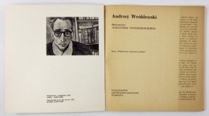 WOJCIECHOWSKI Aleksander - Andrzej Wróblewski. Warsaw 1959, Artistic-Graph Publishing House. 8, p. [6], plates 12....